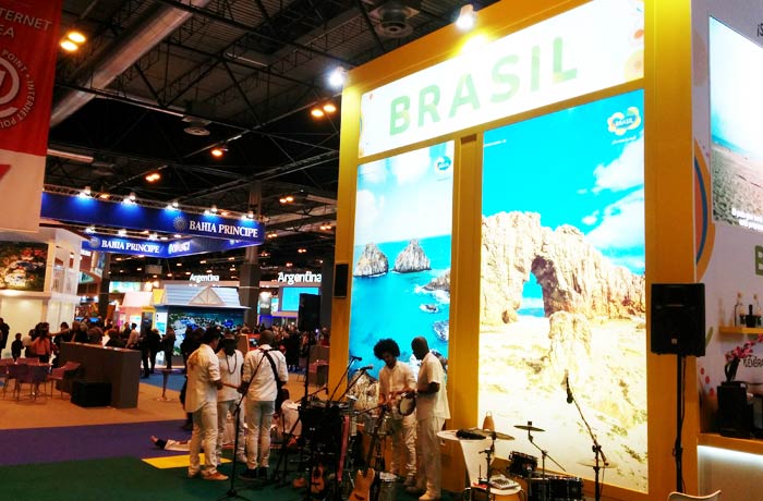 Música en el estand de Brasil Fitur 2016