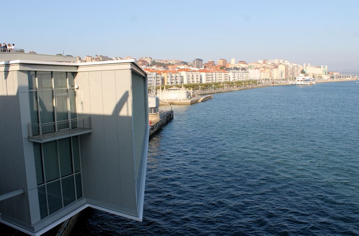 Vistas del paseo de Pereda desde el Centro Botín