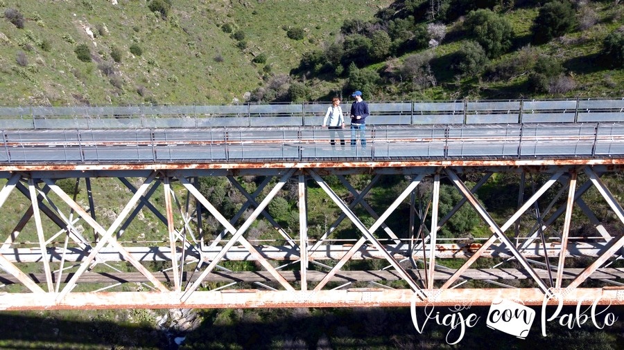Puente de los Poyos camino de hierro
