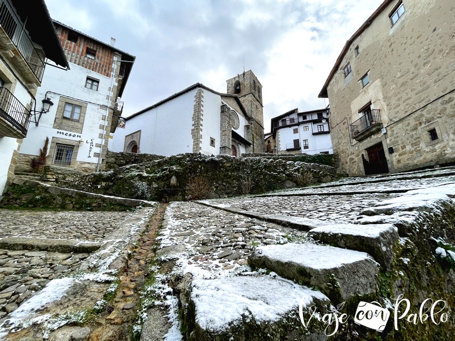 Nieve en la Cuesta de la Romana