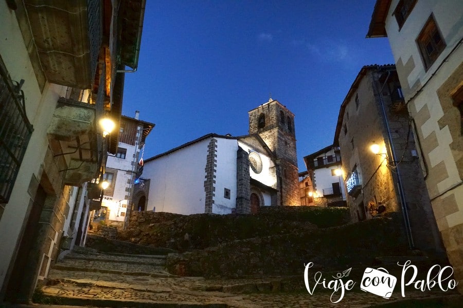 Cuesta de la Romana de noche