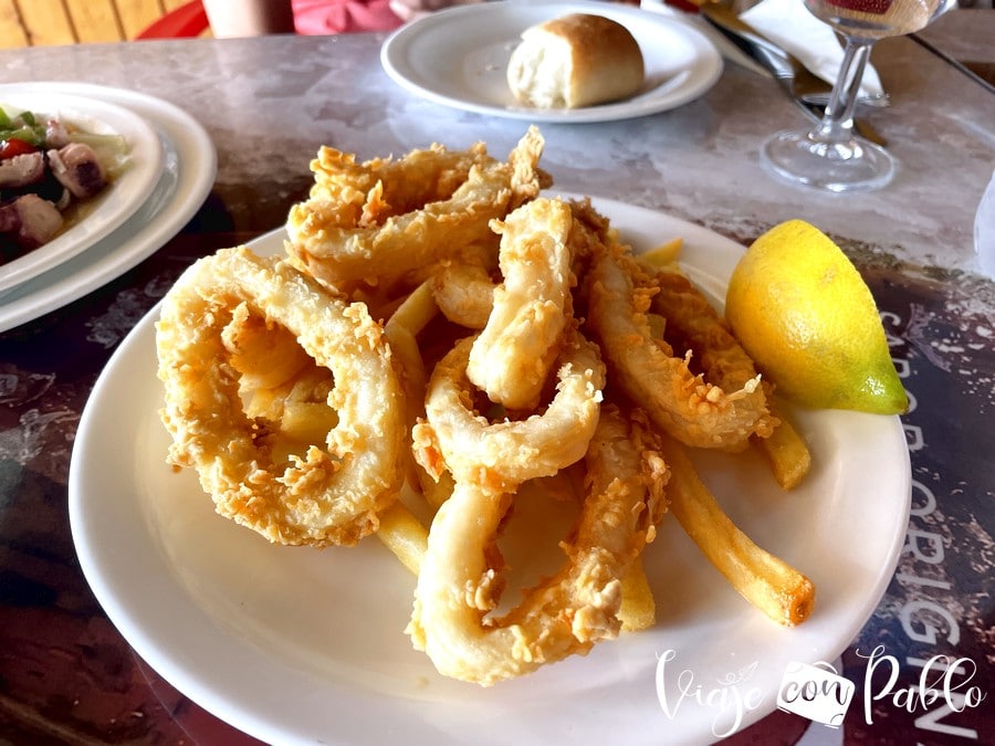 Calamares a la romana del Teleclub de Macher