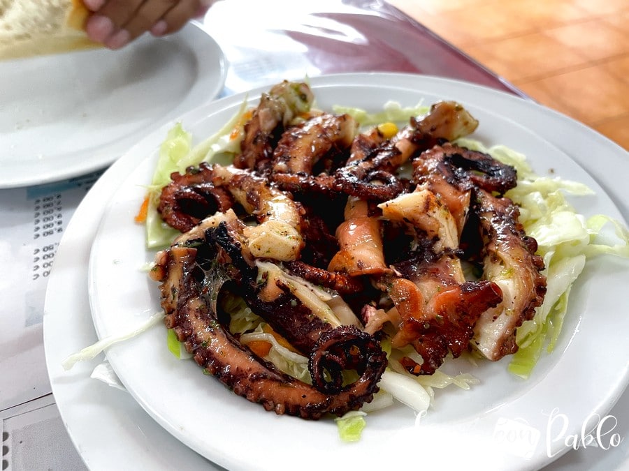 Pulpo a la brasa de El Palenke
