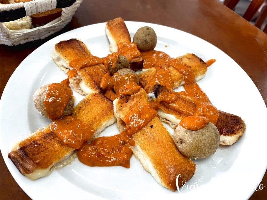 Queso a la plancha del Teleclub de Tao comer en Lanzarote