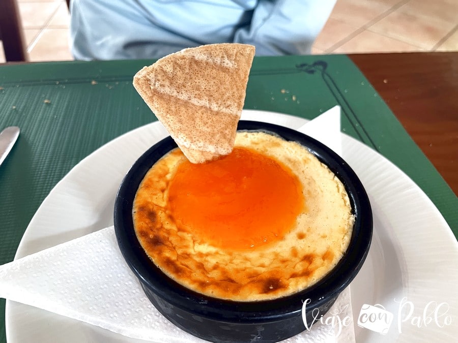 Tarta de queso al horno de Casa Ignacio
