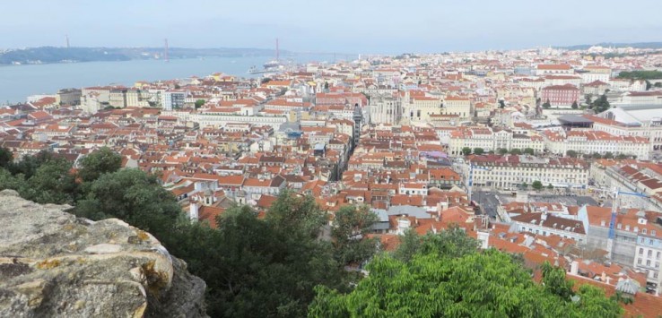 Vista desde el Castillo de San Jorge miradores de Lisboa