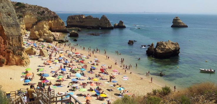 Playa de Dona Ana en Lagos mejores playas del Algarve