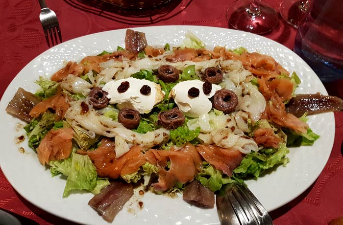 Ensalada de ahumados