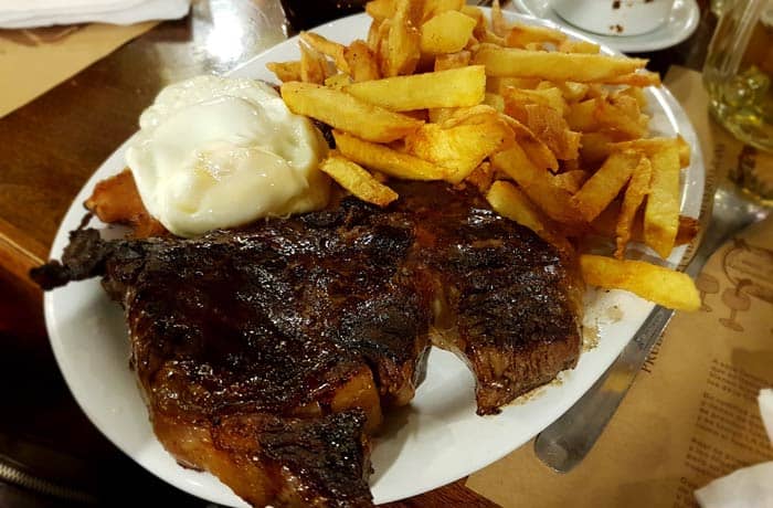 Bife de Chorizo de El Sanjuanino en Buenos Aires Argentina por libre