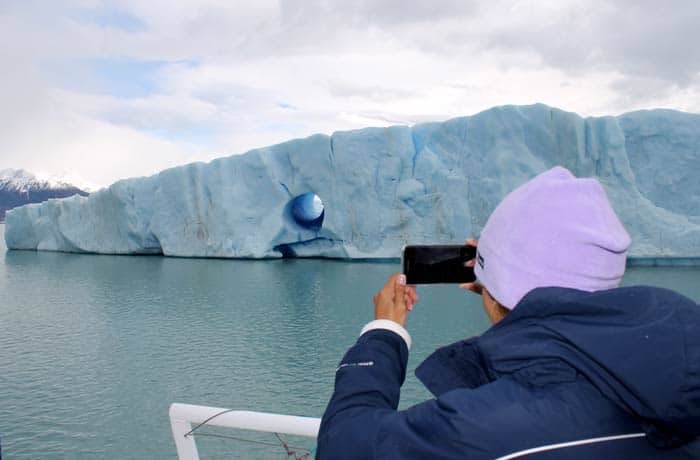 Durante la excursión Ríos de Hielo en el parque nacional de Los Glaciares Argentina por libre