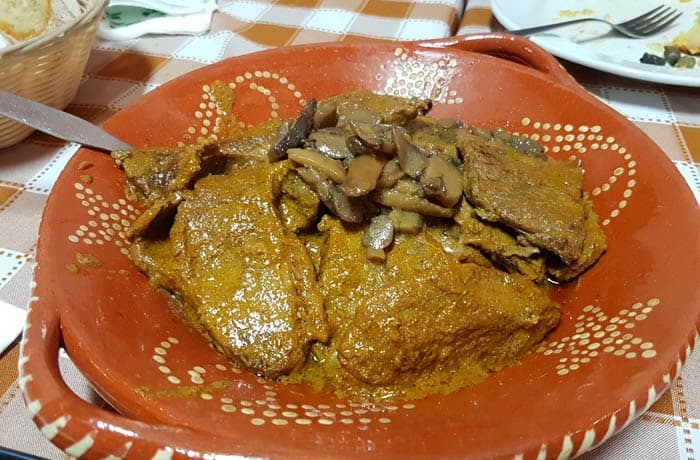 Carne guisada de Casa Chico Tresminas