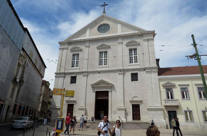 Iglesia de Sao Roque ruta por el Chiado