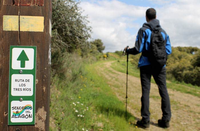 Marcas de la ruta de los Tres Ríos