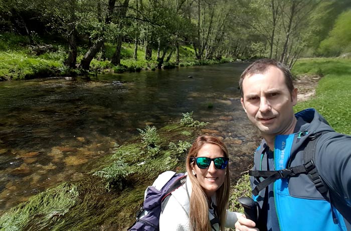 En el río Francia ruta de los Tres Ríos