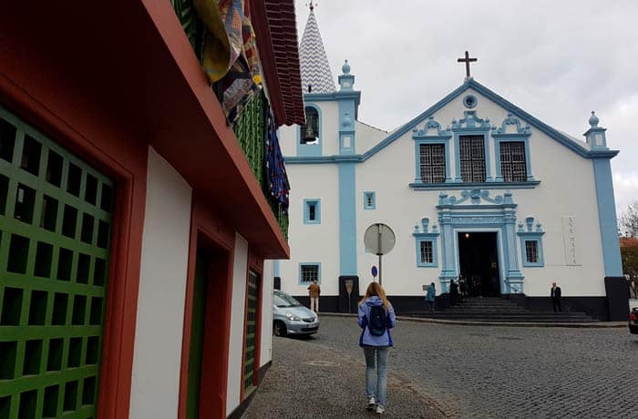 Centro histórico de Angra do Heroísmo en Terceira viajar a las Azores por libre