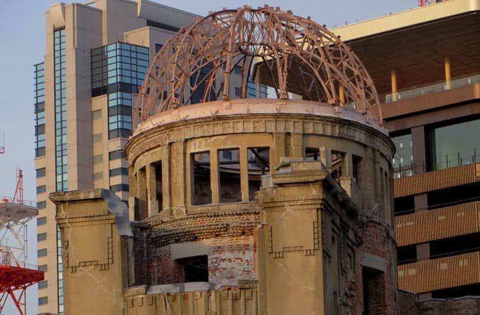 Detalle de la Cúpula Genbaku que ver en Hiroshima