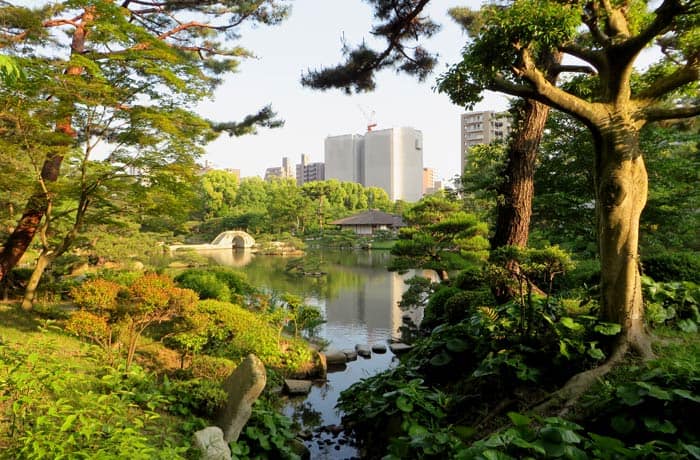 Vista del Jardín Shukkeien que ver en Hiroshima